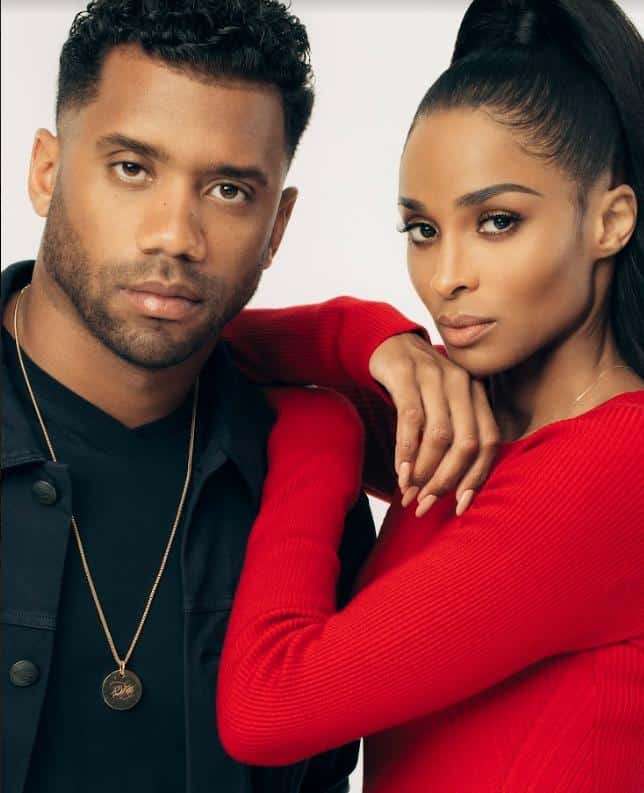 Russell Wilson and Ciara