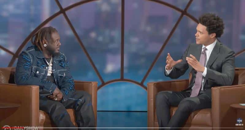 T-Pain on The Daily Show in Atlanta / screenshot