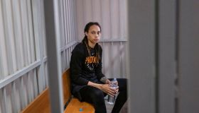 MOSCOW, RUSSIA - JULY 27: Brittney Griner in Russian court in M