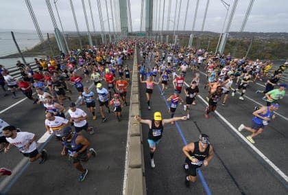 Chebet and Lokedi of Kenya win NYC Marathon races in debuts