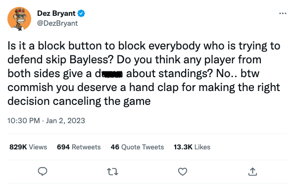 Shannon Sharpe a no-show after Skip Bayless' insensitive tweet about Damar Hamlin