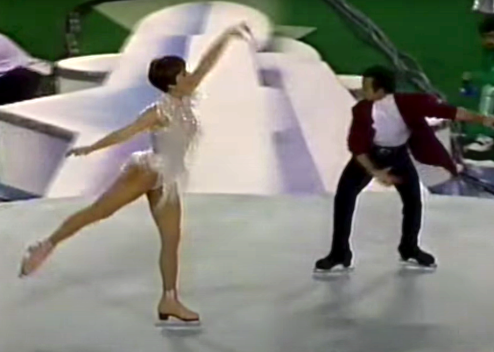 Brian Boitano and Dorothy Hamill / CBS