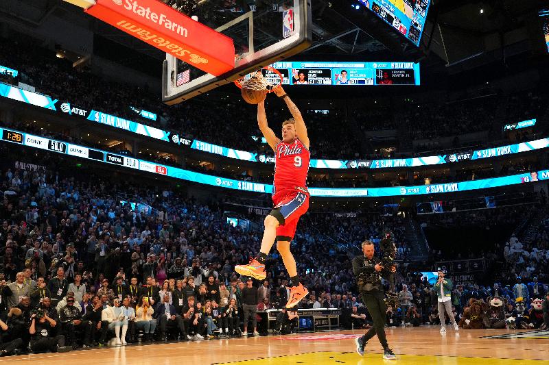 Mac McClung at the rim (Jesse D Garrabrant-NBAE-Getty Images)