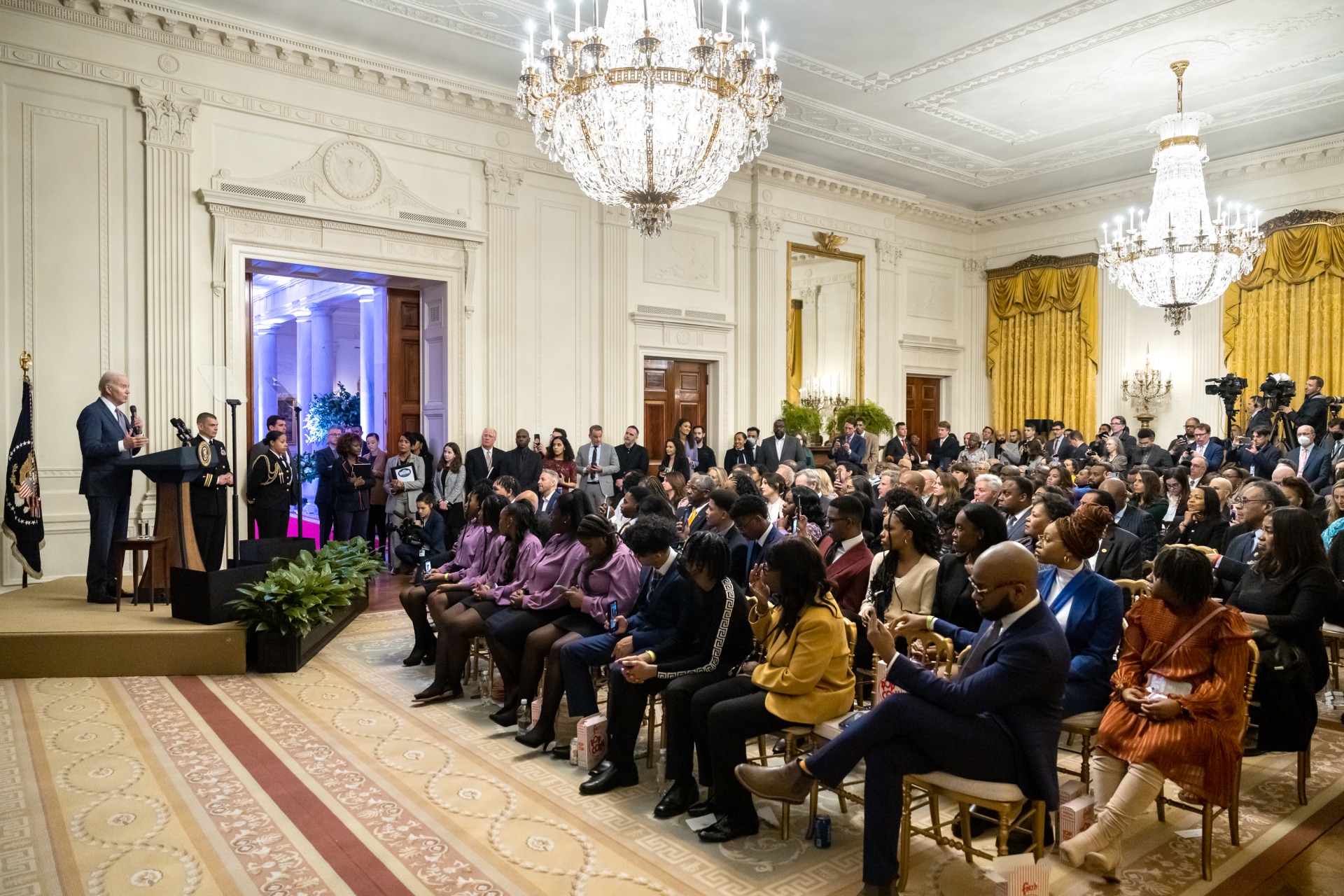 Guests at TILL screening at The White House. Image: Courtesy of The White House.