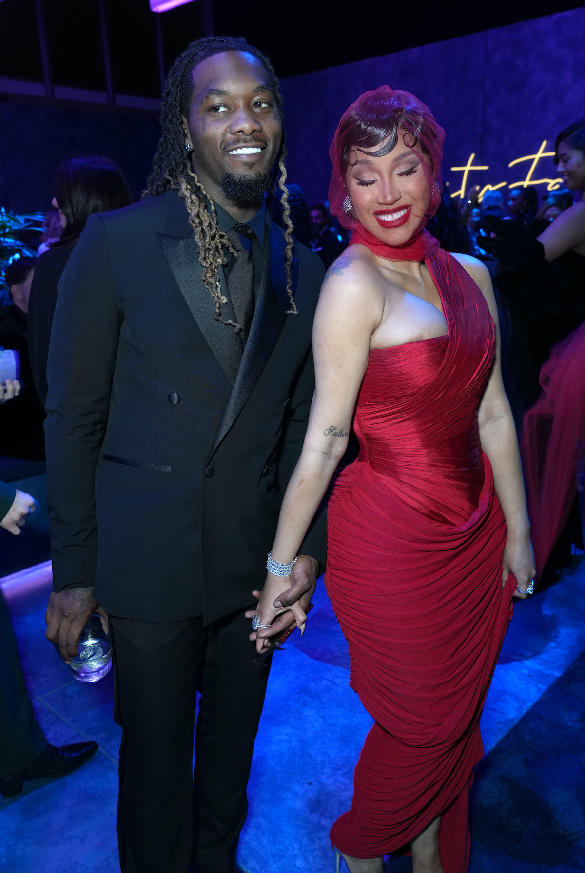 Offset and Cardi B 2023 Vanity Fair Oscars Party