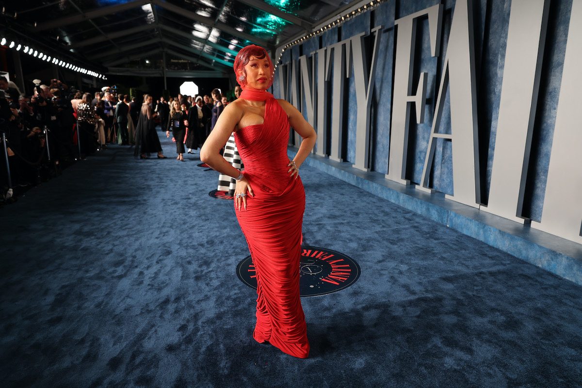 Cardi B 2023 Vanity Fair Oscars Party