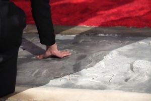 Kobe Bryant's Hand And Foot Prints Placed At TCL Chinese Theatre Forecourt