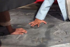 Kobe Bryant's Hand And Foot Prints Placed At TCL Chinese Theatre Forecourt