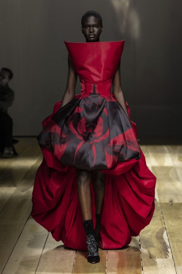 Nyibol Dok Jok for Alexander McQueen. Image: courtesy of Alexander McQueen