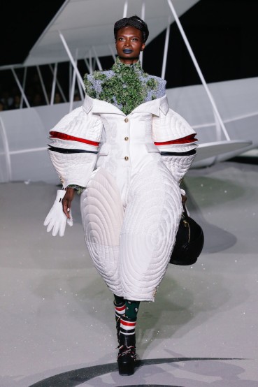 Debra Shaw for Thom Browne. Image: courtesy of Thom Browne