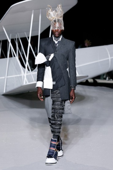 Romaine Dixon for Thom Browne. Image: courtesy of Thom Browne