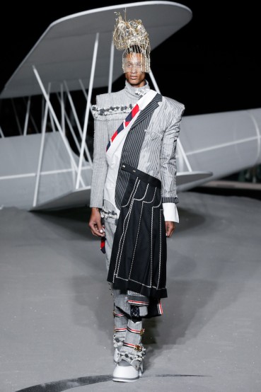 Adamu Bulus for Thom Browne. Image: courtesy of Thom Browne