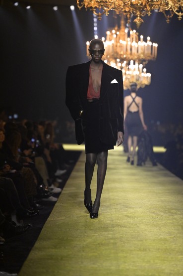 Saint Laurent. Image: Giovanni Giannoni/WWD for Getty Images