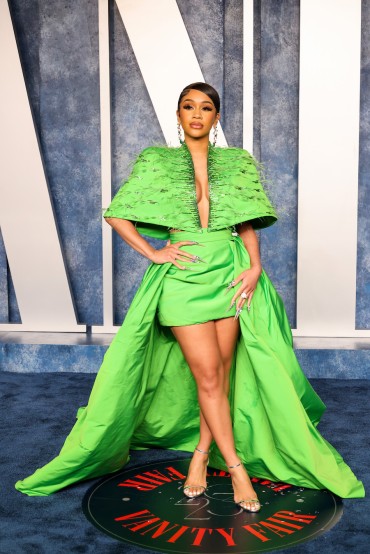 BEVERLY HILLS, CALIFORNIA - MARCH 12: Saweetie attends the 2023 Vanity Fair Oscar Party Hosted By Radhika Jones at Wallis Annenberg Center for the Performing Arts on March 12, 2023 in Beverly Hills, California. (Photo by John Shearer/WireImage)