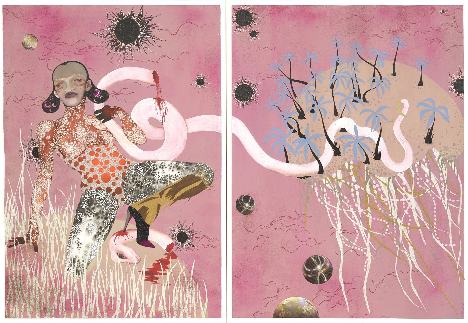 Yo Mama, Wangechi Mutu, 2003