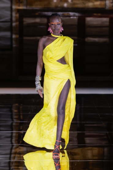 Aweng for Prabal Gurung. Image: Dan Lecca for Prabal Gurung