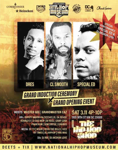 Three Rap Legends Set for D.C.’s Hip-Hop Museum’s Grand Opening