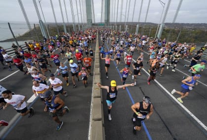 Chebet and Lokedi of Kenya win NYC Marathon races in debuts