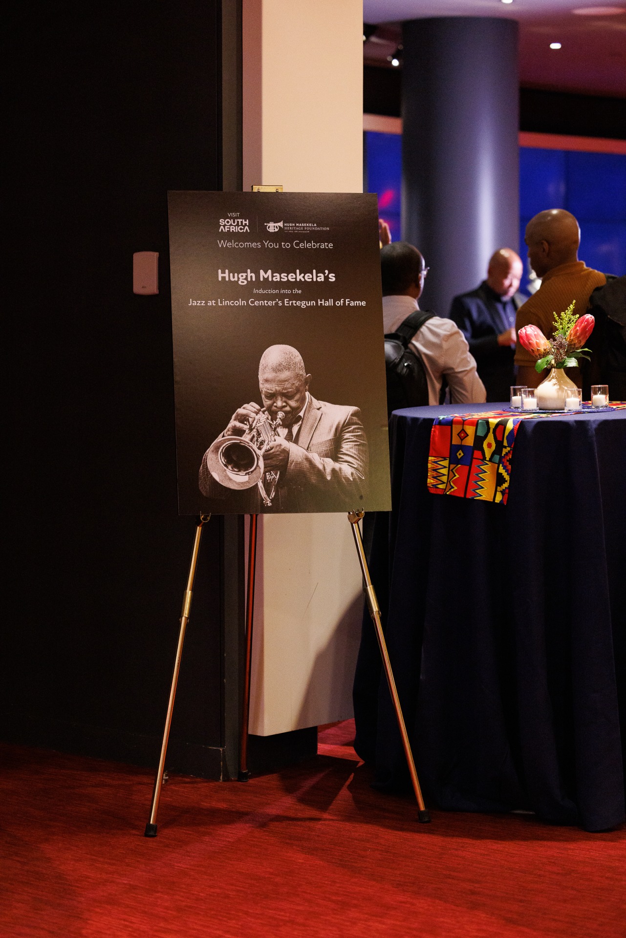 Hugh Masekela Induction.  Image: Sara Kerens/AP.