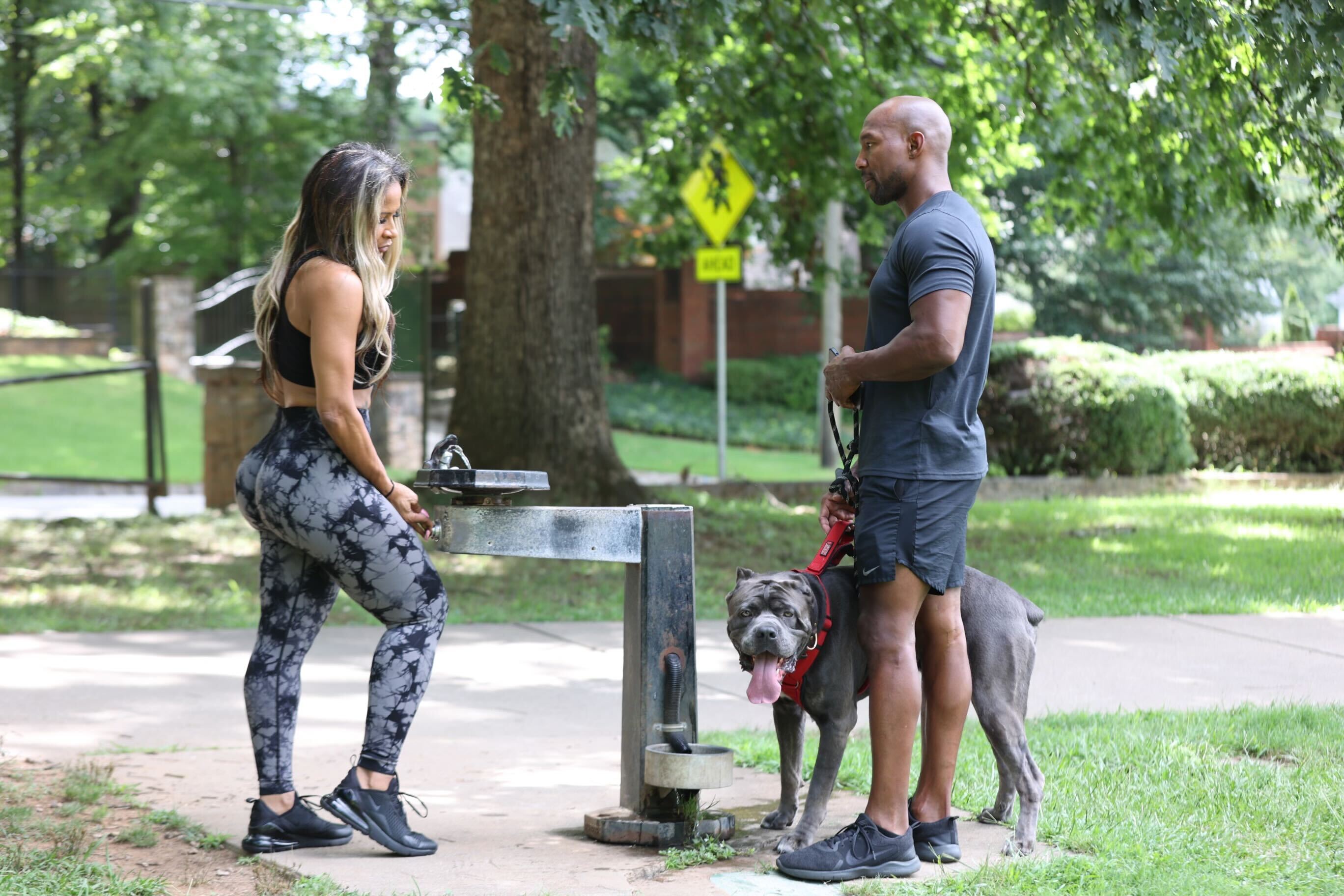 Sheree Whitfield and Martell Holt