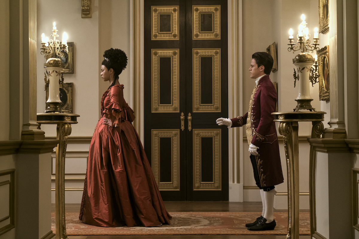 Queen Charlotte: A Bridgerton Story image of India Amarteifio and Sam Clemmett