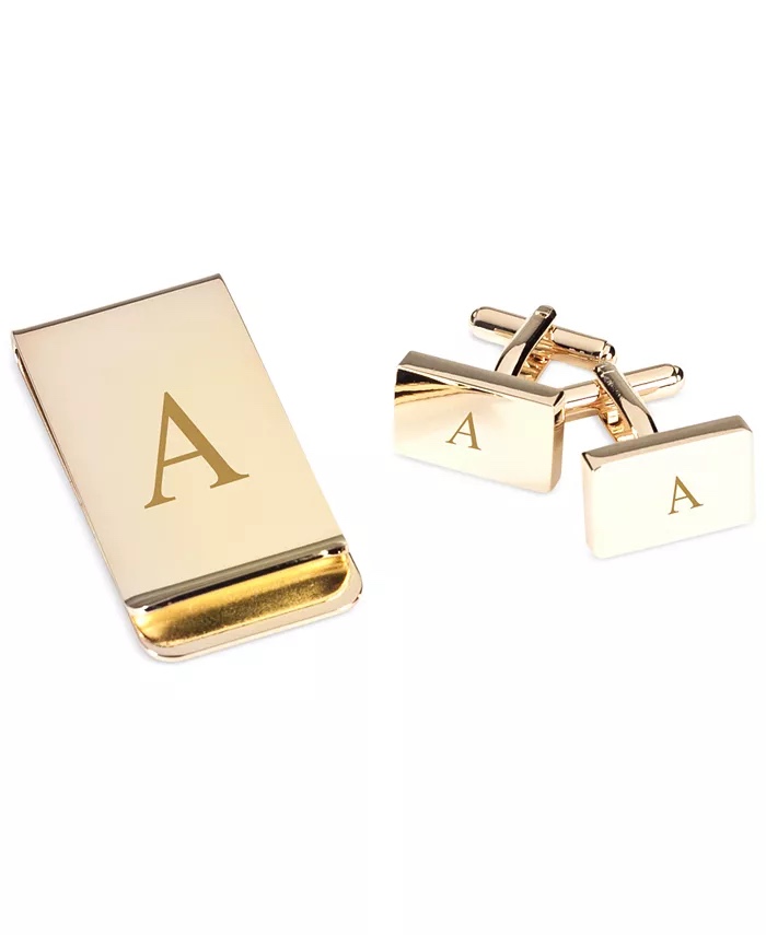 Bey-Berk cufflinks nad money clip