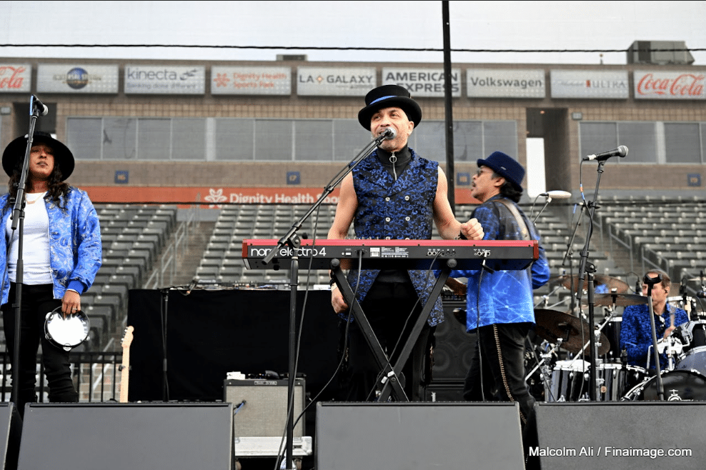 The Family Stone performs at the 4th annual Dymally International Jazz & Arts Festival on Sat. Apr. 29 in Carson, Calif. at  Dignity Health Sports Park. Photo credit Malcolm Ali.