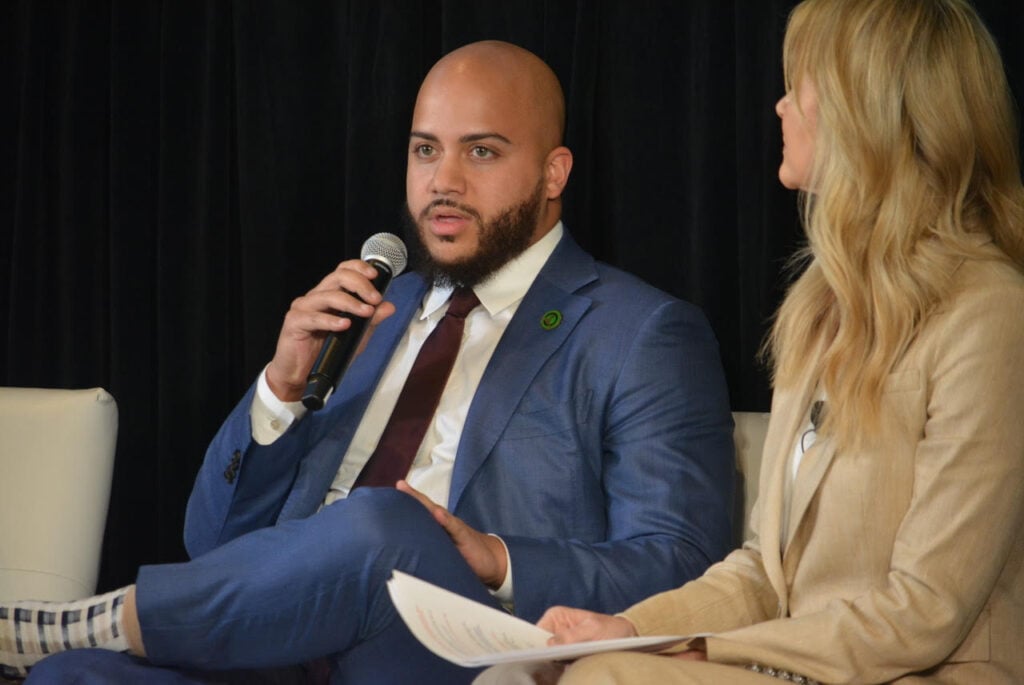 State Assemblyman Issac Bryan (D-Los Angeles) served on the male panel that discussed support of women and equality. CBM photo by Antonio Ray Harvey.