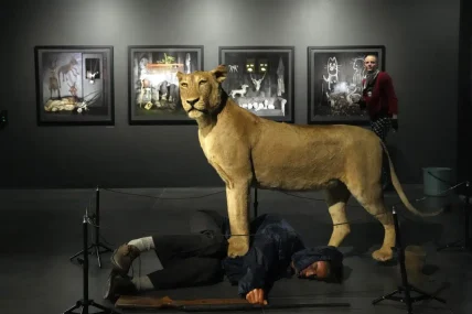 Renowned artist confronts destruction of African wildlife in latest art show