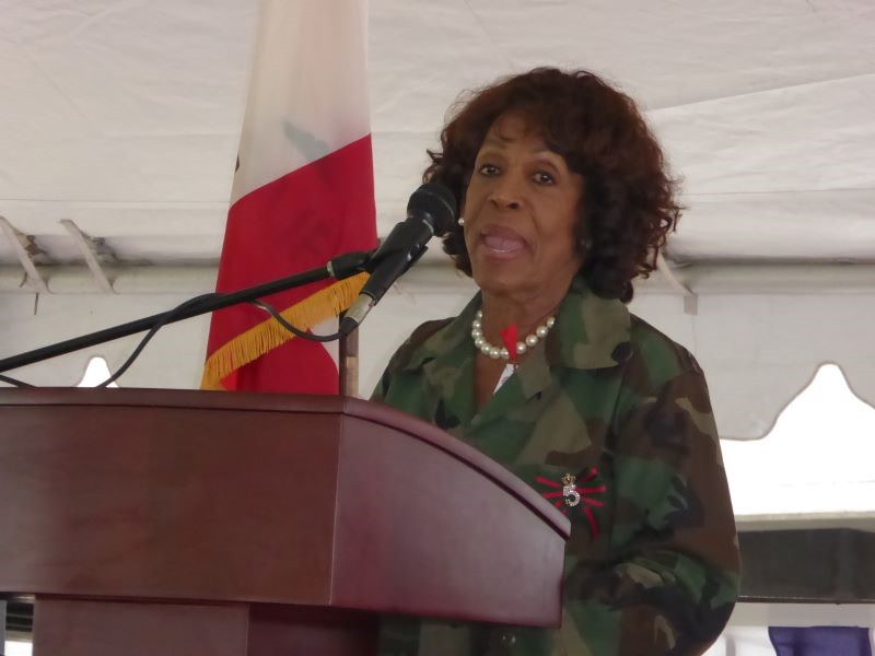 Congresswoman Maxine Waters: Photo Credit, Ricky Richardson