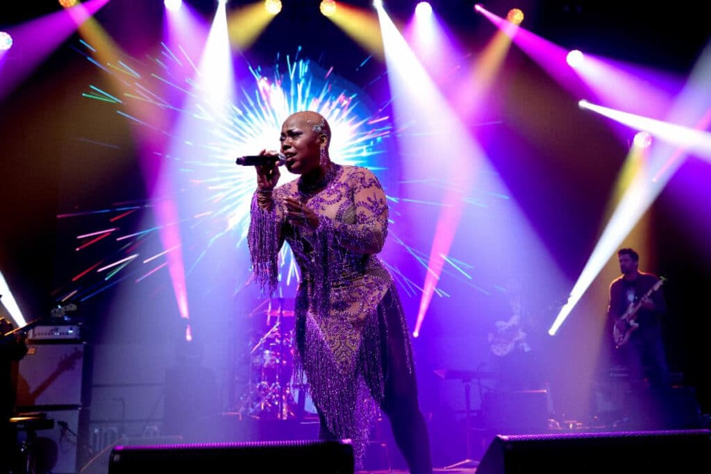 Shelby J performs onstage at the Prince Paisley Park Celebration 2023at Paisley Park (Photo Credit: Kevin Mazur for Getty)