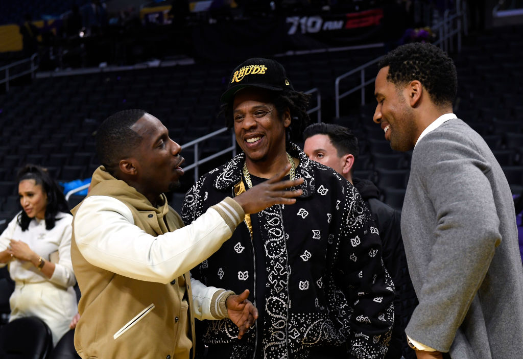 Celebrities At The Los Angeles Lakers Game