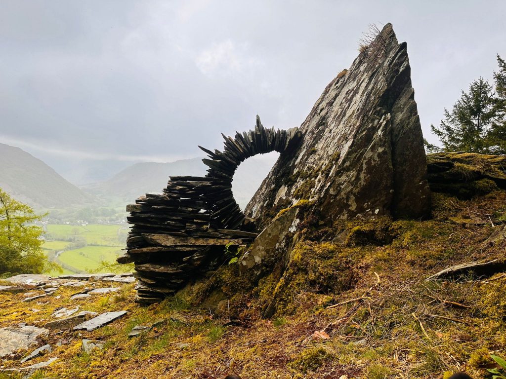 Mysterious ‘Borrowdale Banksy’ sculptures emerge in UK’s Lake District