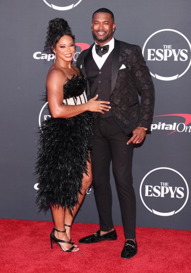 Bianca Belair and Montez Ford. Image: Christopher Polk/Variety for Getty Images