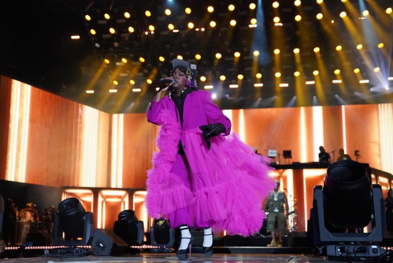 Lauryn Hill at Hip Hop 50 Live. Image: Danny Vasquez (Mass Appeal).
