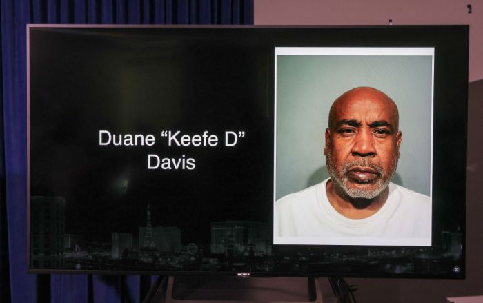 Las Vegas Police Department Holds News Conference On Arrest In 1996 Murder Of Tupac Shakur