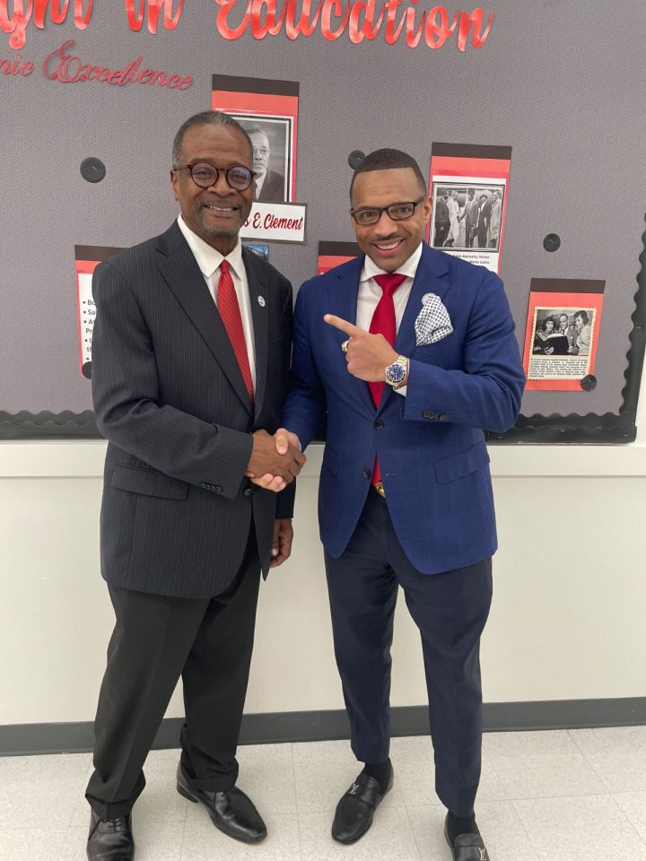 Rashad Richey speaks at Clark Atlanta University convocation