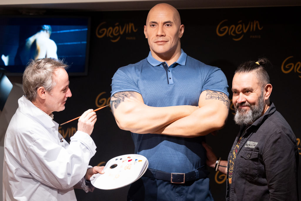 Dwayne Johnson: Wax Figure Unveiling At Musee Grevin In Paris