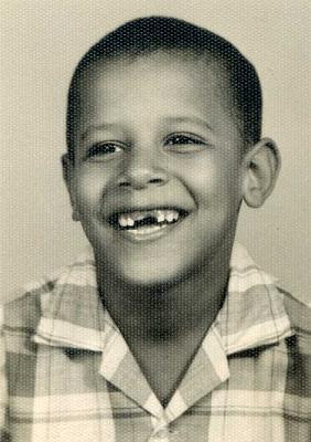 Barack Obama as a child