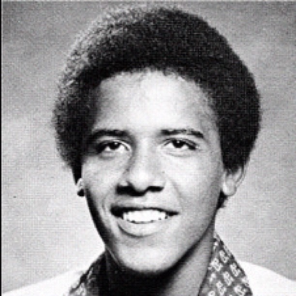 Barack Obama - young man via Flicker