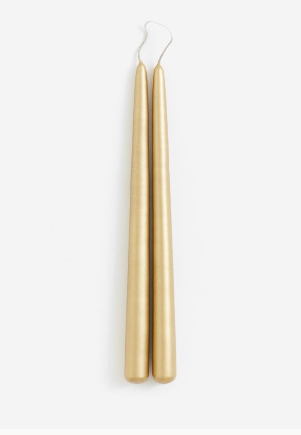 H&M 2-pack Tapered Candles