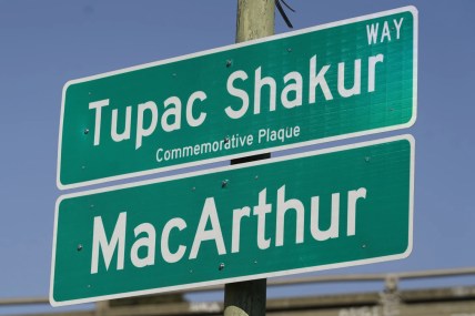 Tupac Shakur has an Oakland street named for him 27 years after his death