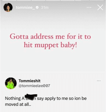 Tamar Braxton's ex apparently dating Tommie Lee as they trade vicious barbs