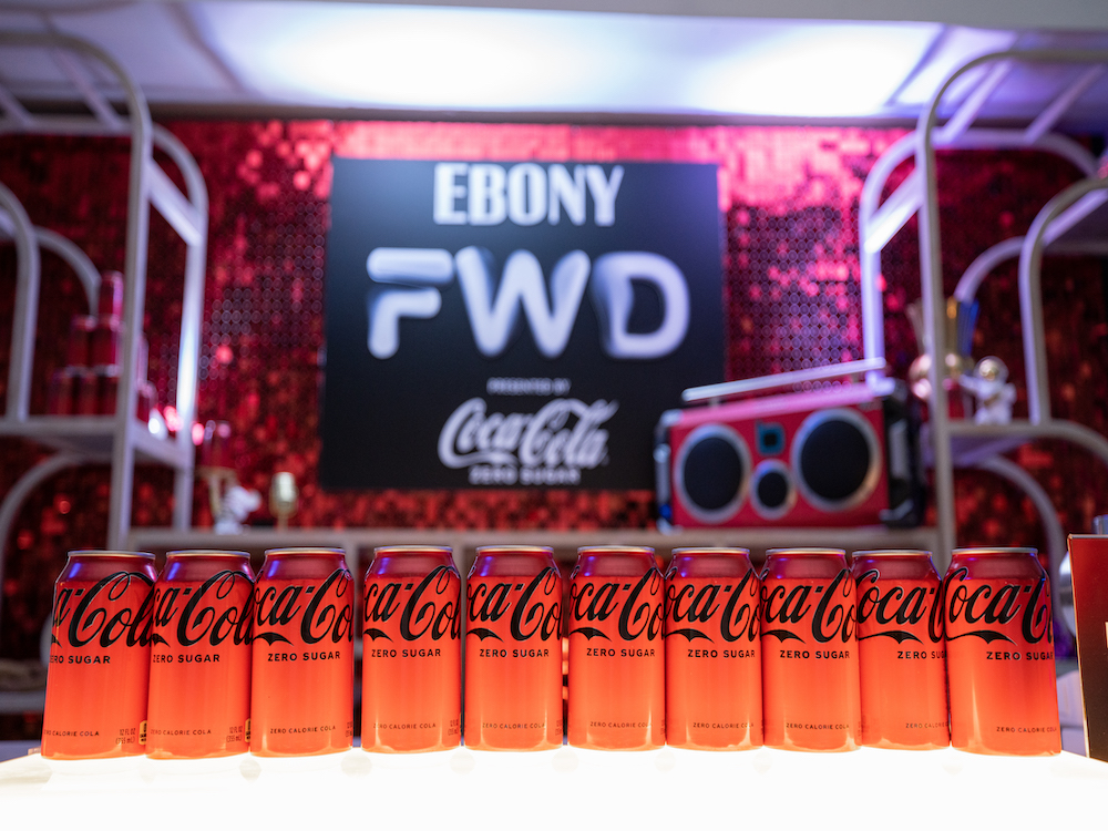 coca-cola at EBONY FWD at The Temple House for Art Basel Miami 2023. Image: De’Angelo McNair for EBONY.