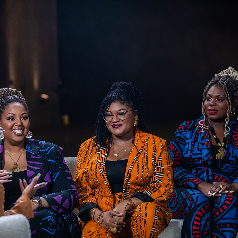 Madia Willis, Jae Merchant and Jasmine Hudson