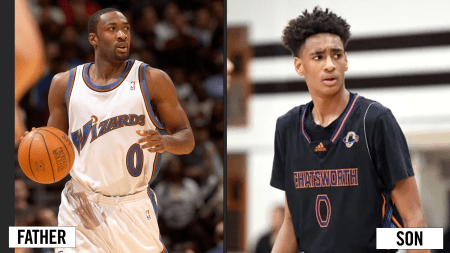 Father: Gilbert Arenas | Son: Alijah Arenas