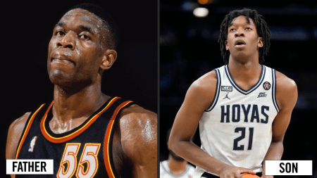 Father: Dikembe Mutombo | Son: Ryan Mutombo