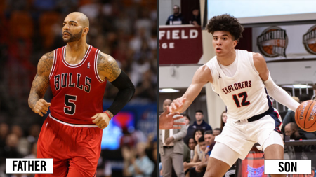 Fathers: Carlos Boozer | Son: Cameron Boozer