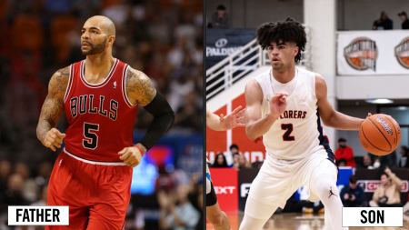 Fathers: Carlos Boozer | Son: Cayden Boozer