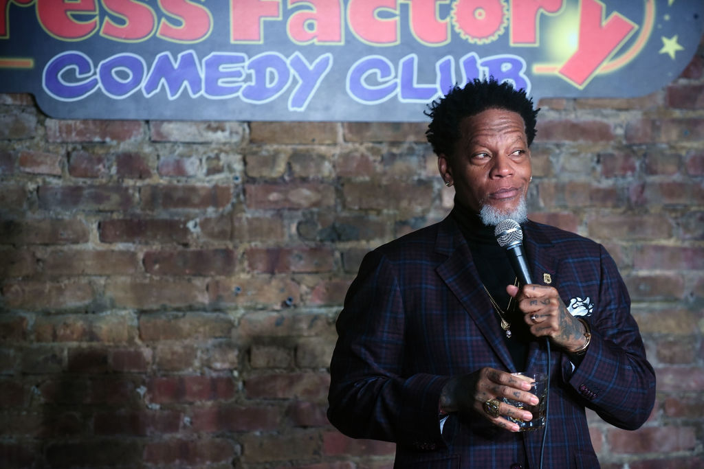 D.L. Hughley Performs At The Stress Factory Comedy Club